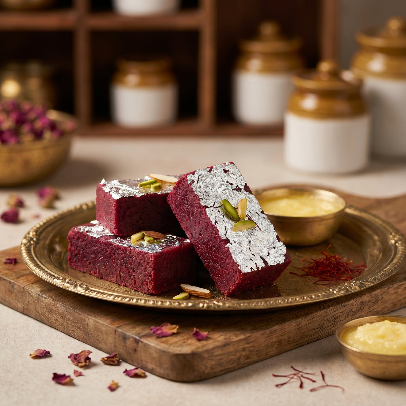 Beetroot Mysore Pak