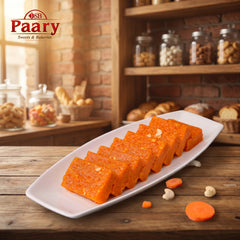 Carrot Ghee Mysorepak
